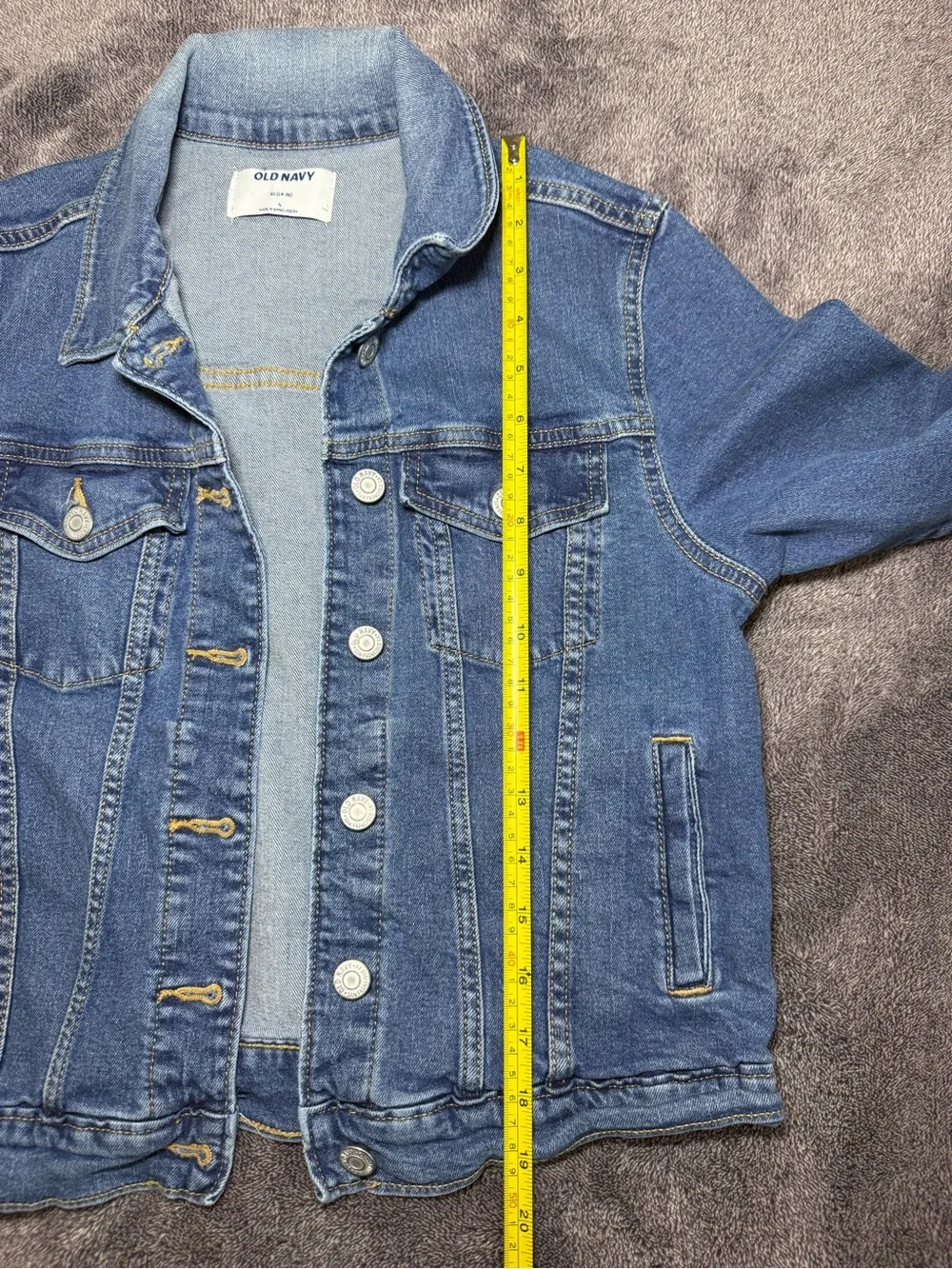 Old Navy Blue Kids Denim Jacket - Button-Front Jean Jacket